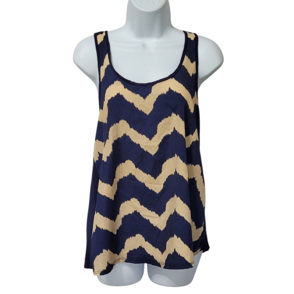 Bella Womens Vintage Y2K Tank Top M Racer Ikat Camisole Layer Beach Boho